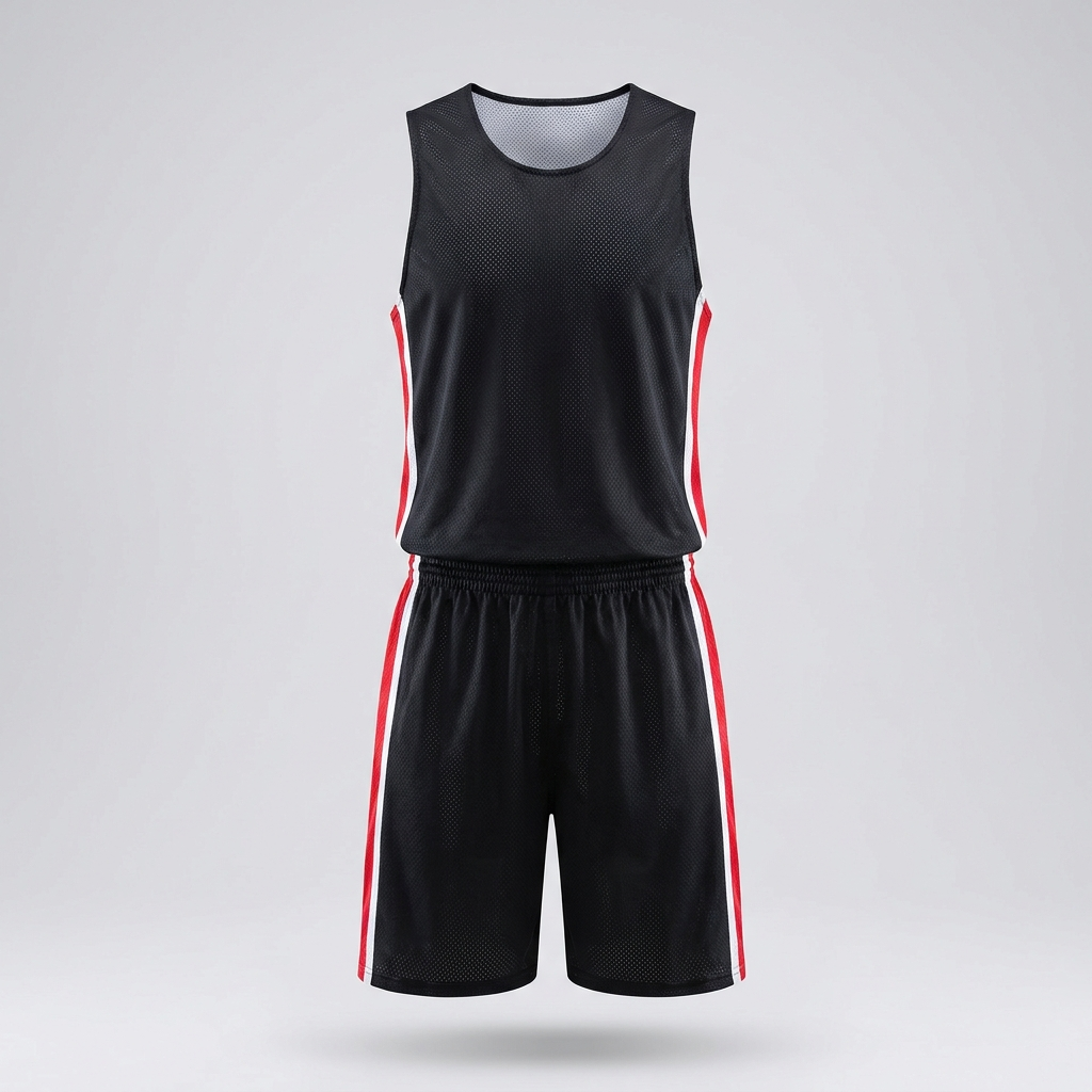 Custom basketball jersey and shorts