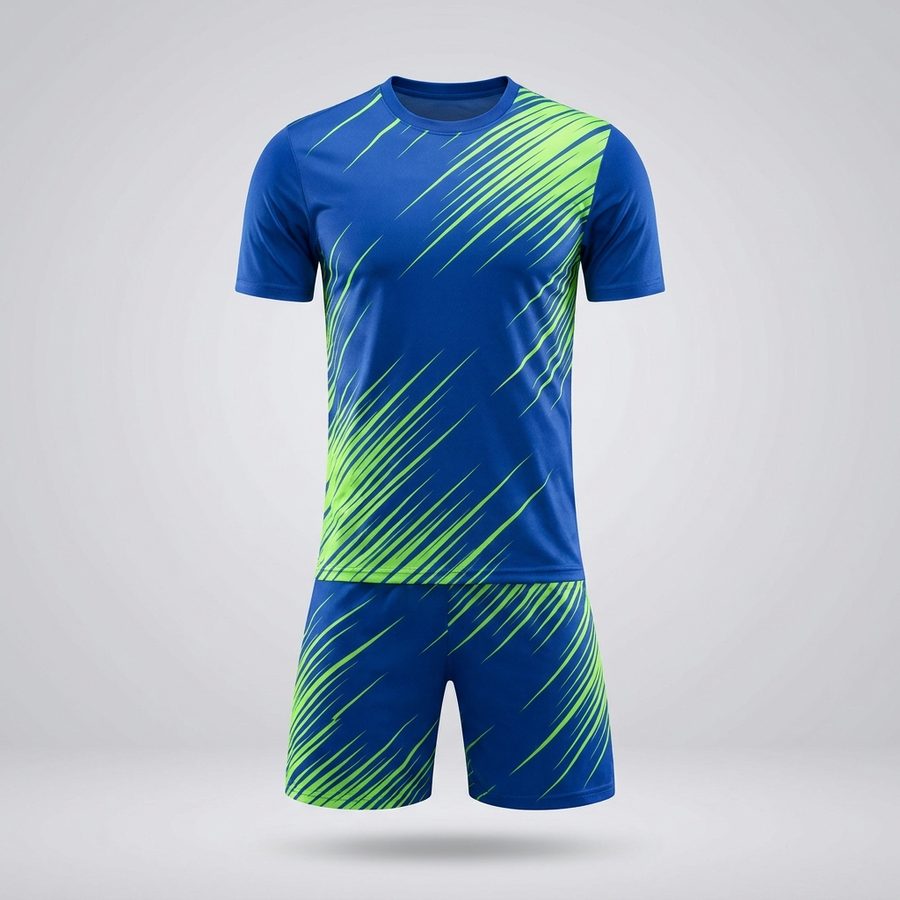 Custom football kit jersey and shorts