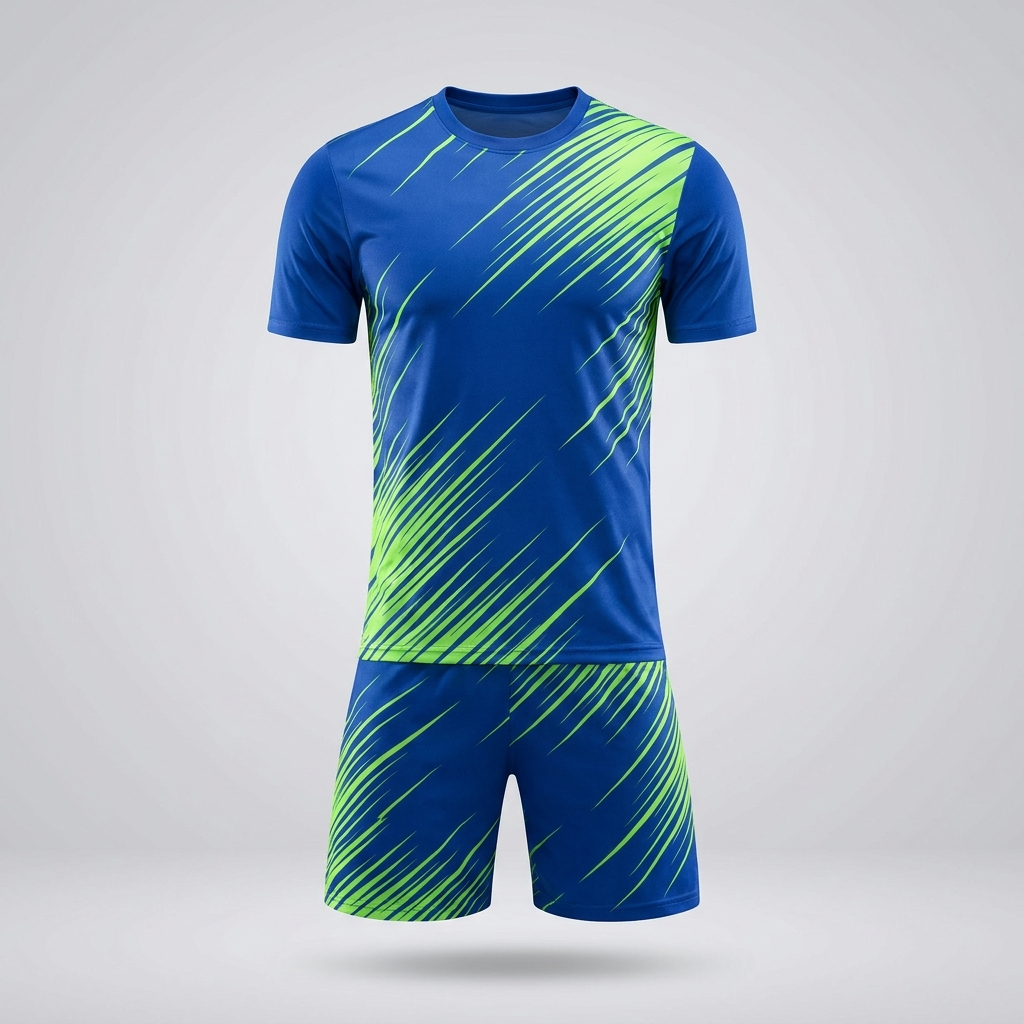 Custom football kit jersey and shorts